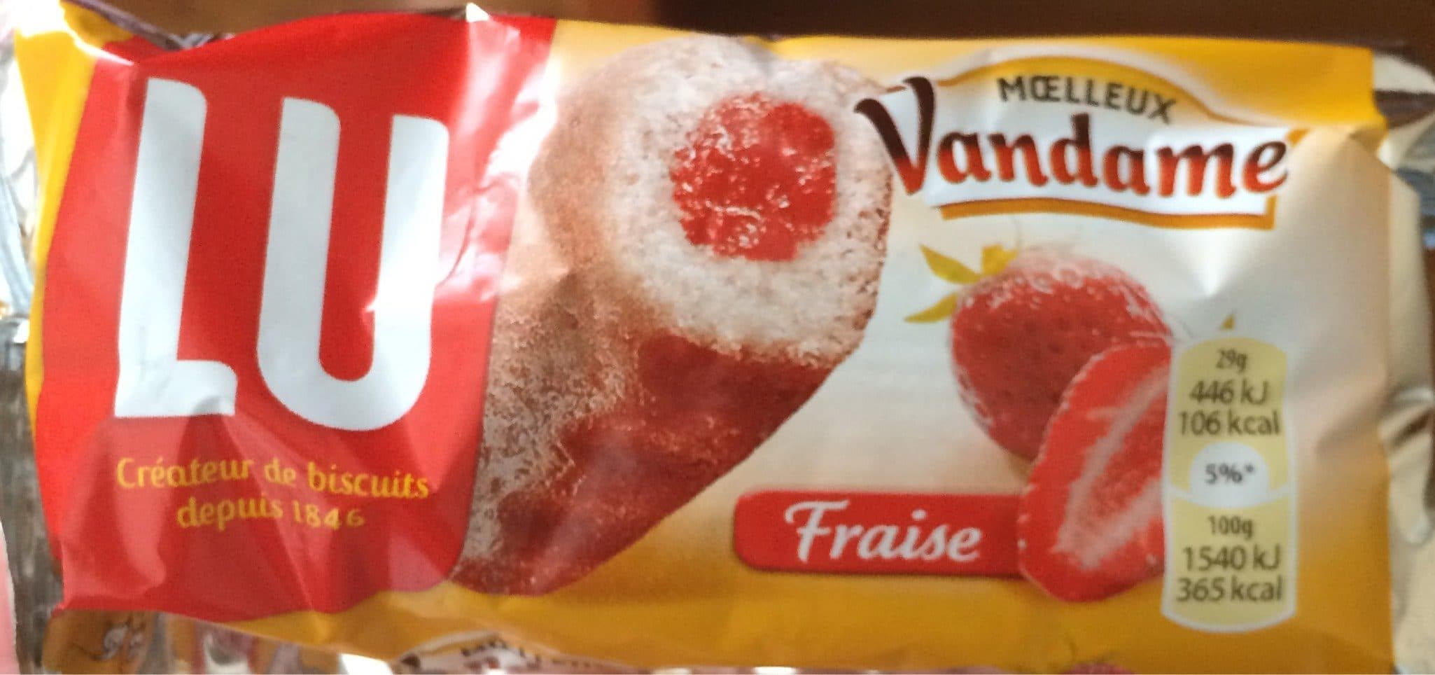 Lu Moelleux Vandame Fraise packshot