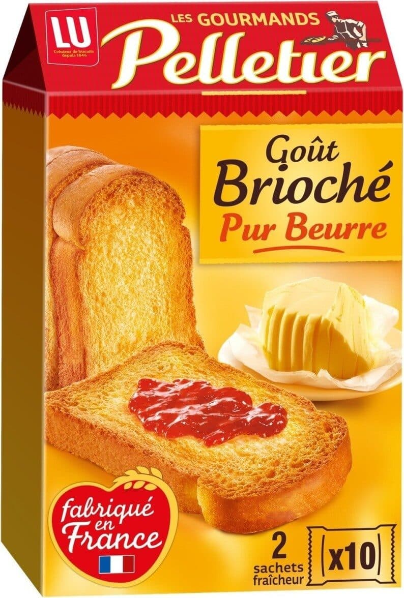 Pelletier Biscottes goût brioché - Les gourmands Pelletier packshot