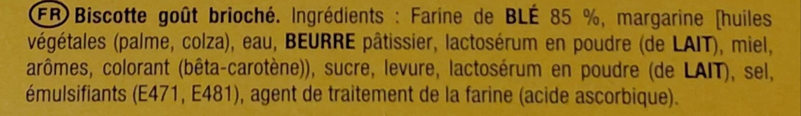 LU Biscotte gout brioche heudebert packshot