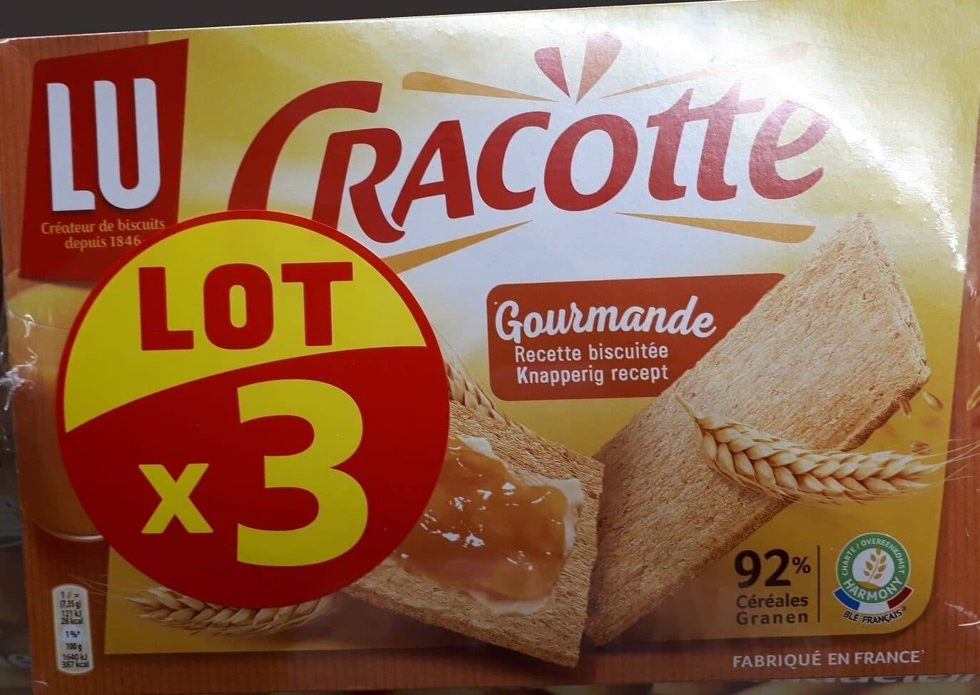 Lu Heudebert Cracotte Gourmande packshot