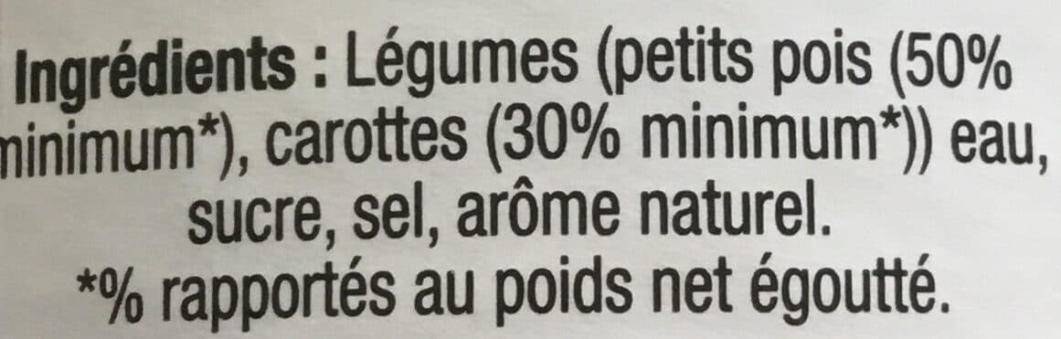 Daucy Petits pois et carottes à l'étuvée packshot