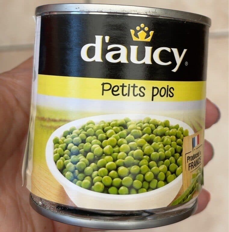 d'aucy Petits pois packshot