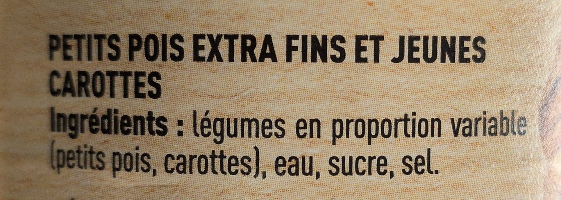 D'aucy Petits pois & Carottes extra fins packshot