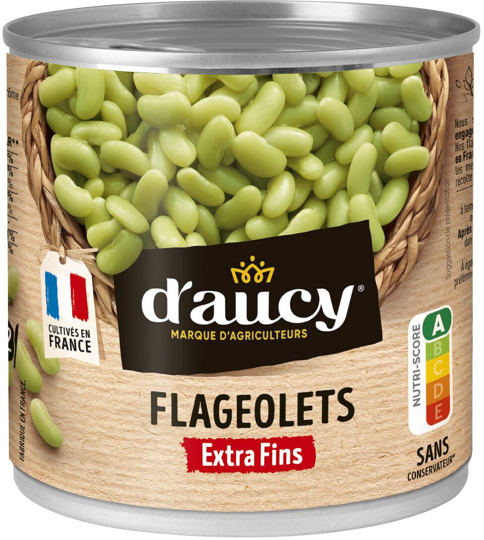 D'aucy Flageolets extra fins d'aucy 265g packshot