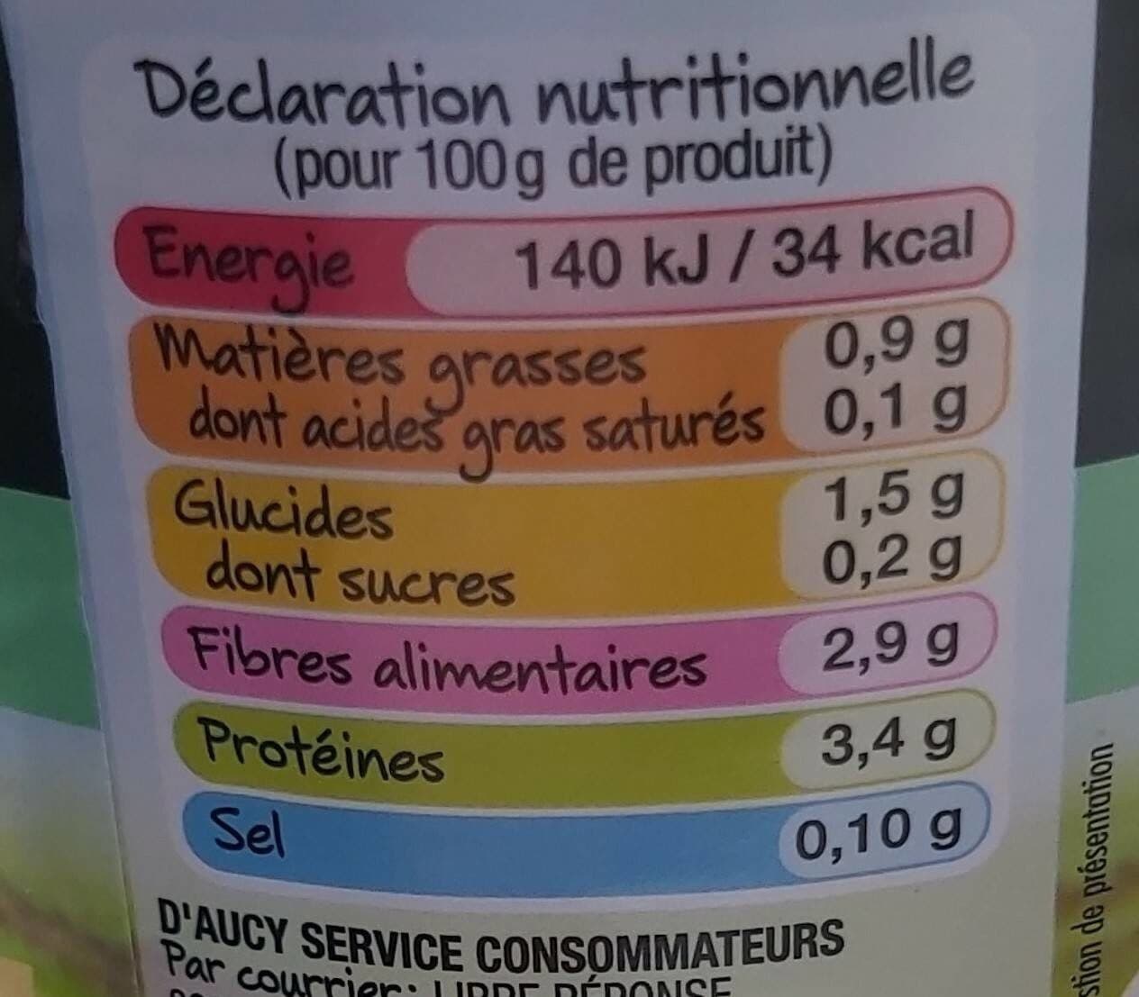 D'aucy 395g EPINARDS HACHES packshot