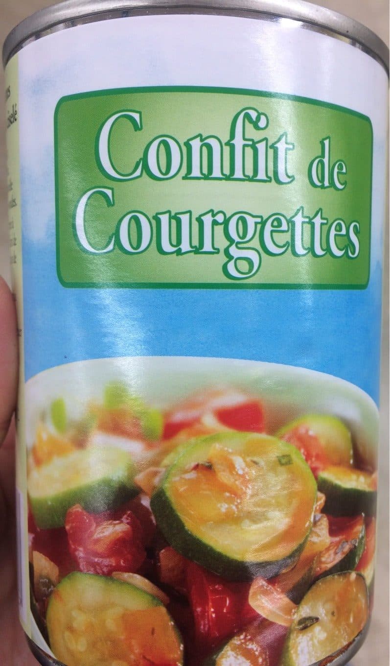 Cgc Confit de courgettes packshot