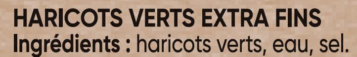 D'aucy Haricots verts extra fins rangés d'aucy 440g packshot