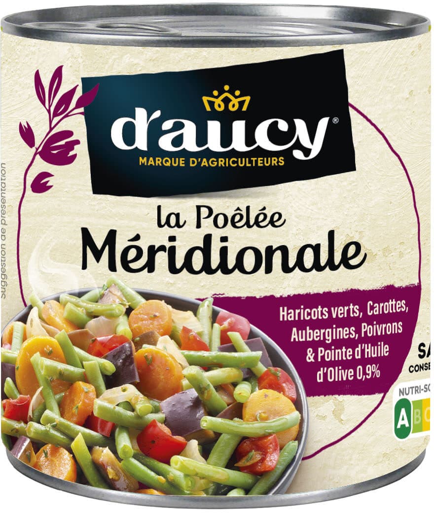 D'aucy 290g poelee meridionale daucy packshot