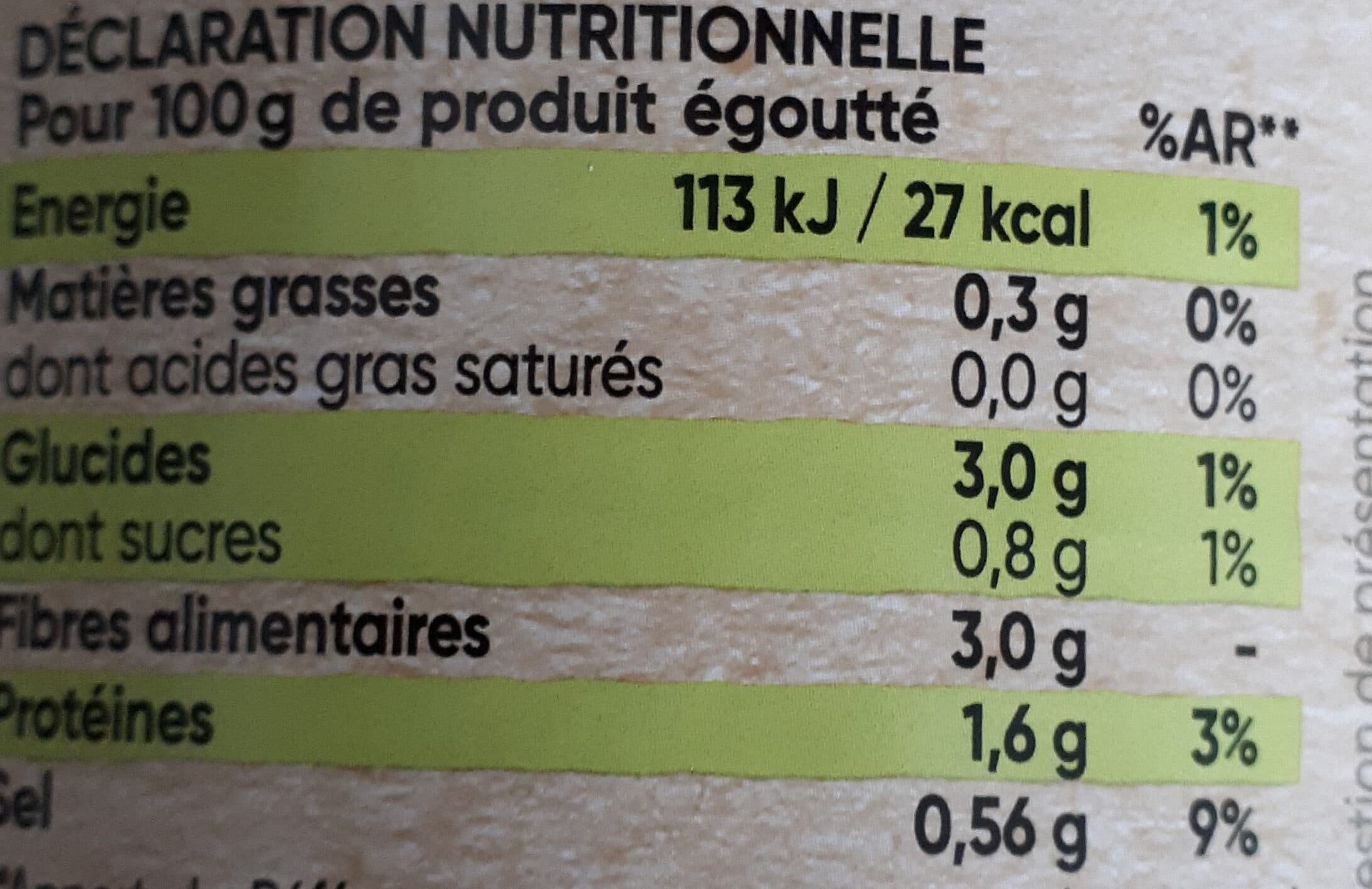 D'aucy Duo haricots verts et beurre extra fins coupés d'aucy 455g packshot