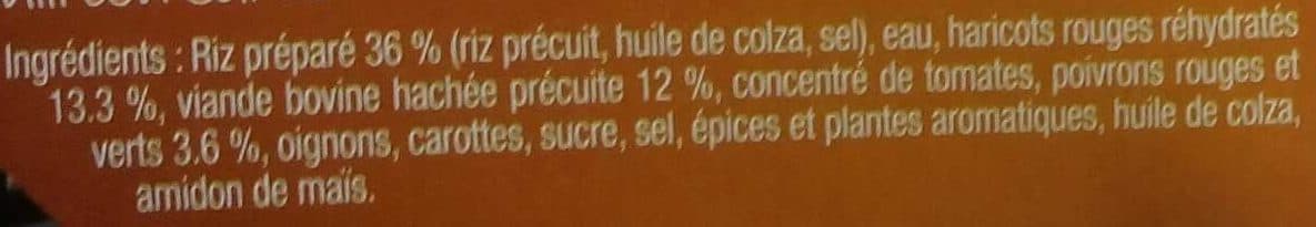 Daucy Chili con Carne & son riz aux épices douces packshot