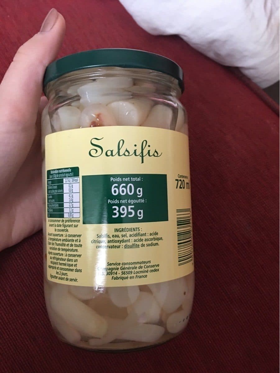 Open Food Facts salsifis packshot