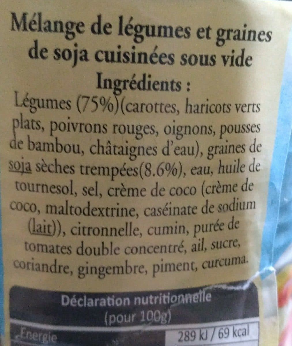 C. G. C. Mélange de légumes thaï packshot