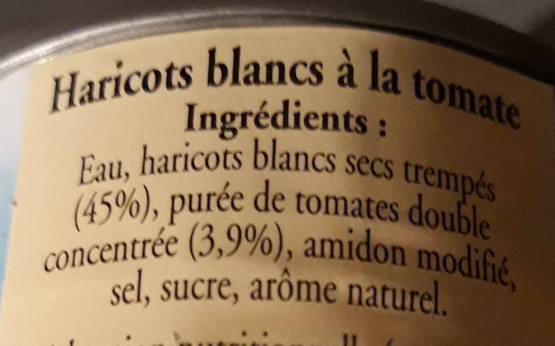 Open Food Facts Haricots blanc à la tomate packshot
