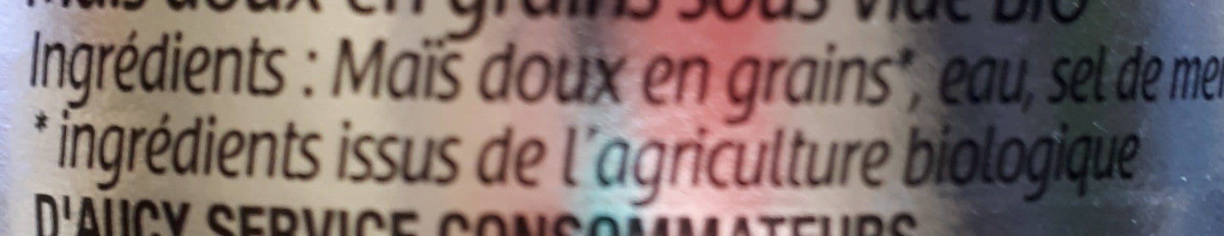 Open Food Facts Le maïs packshot