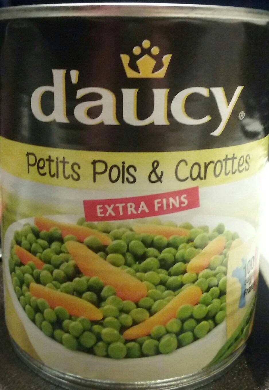 Daucy Petits pois et carottes extra fins packshot