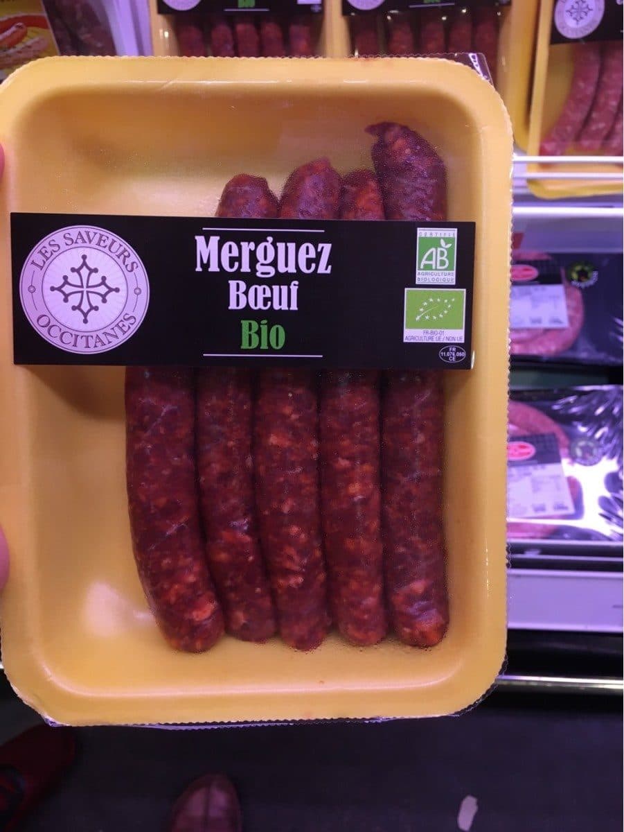 Open Food Facts Merguez boeuf bio packshot
