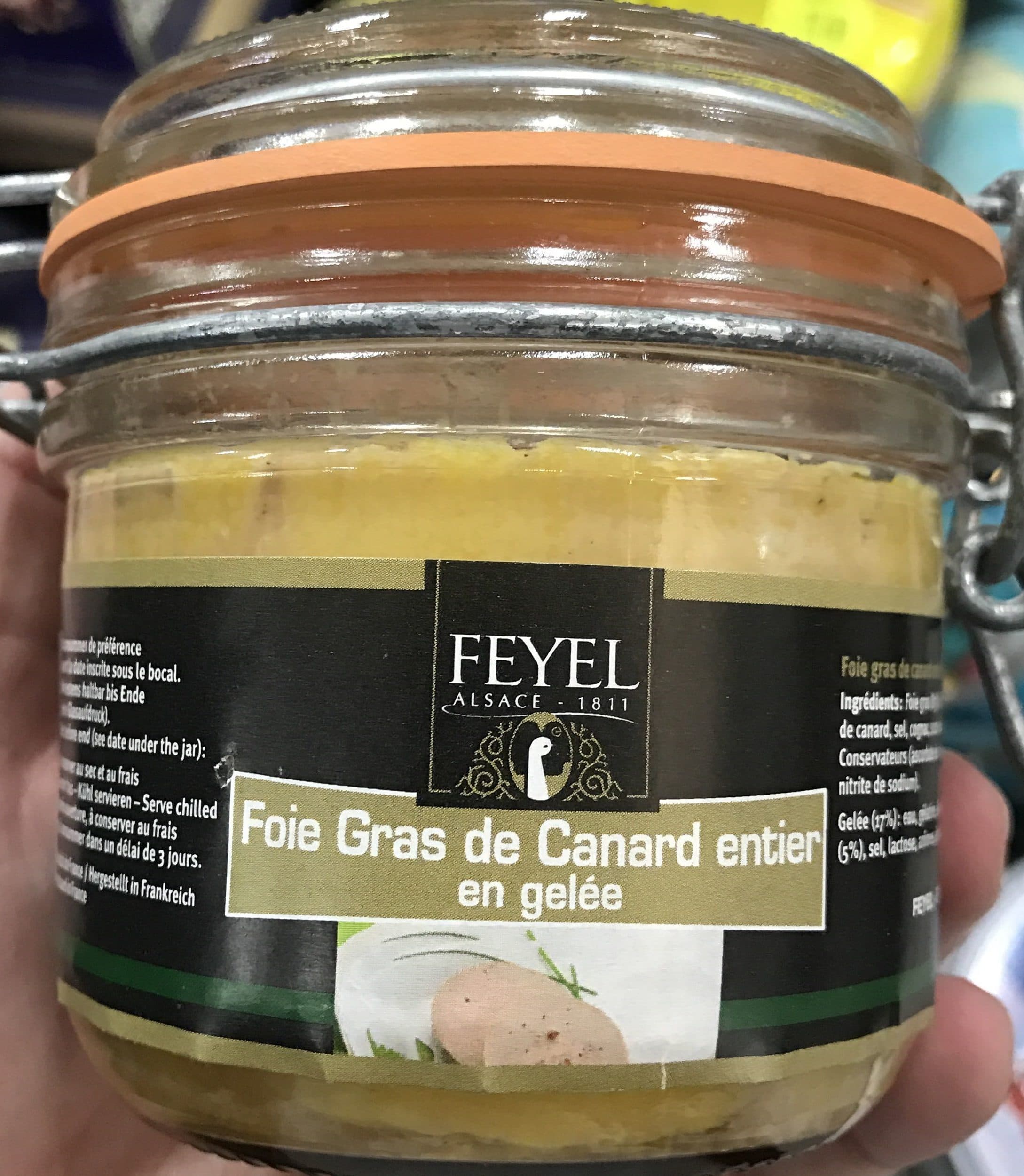 Feyel Foie Gras de Canard entier en gelée packshot