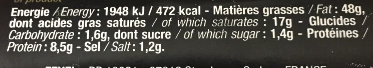 Open Food Facts Feyel mousse de foie d'oie 50% foie gras d'oie bûchette packshot