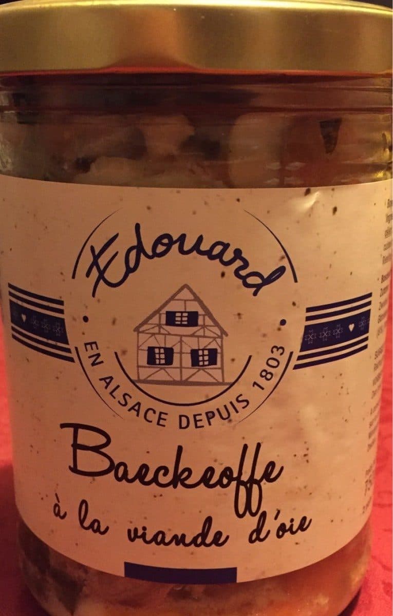 Open Food Facts Baeckeoffe à la viande d'oie packshot