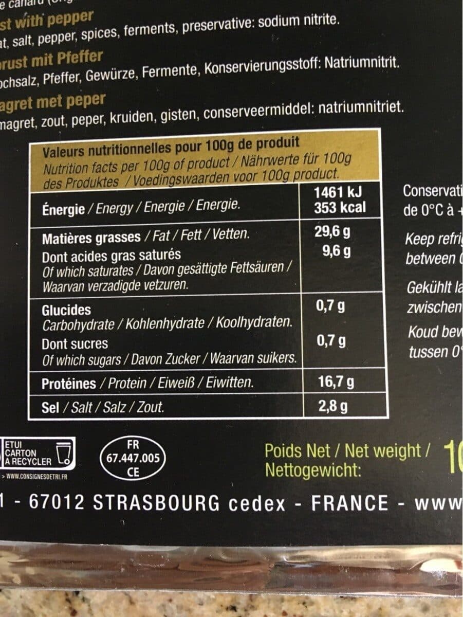 Feyel Magrets de canard au poivre packshot