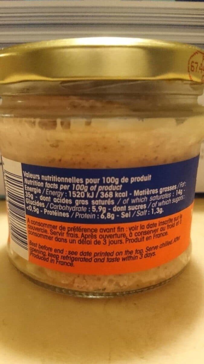 Open Food Facts Straßburger Terrine Mit 20% Gänseleber packshot