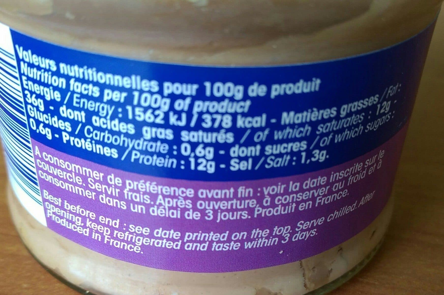 Open Food Facts Mousse de canard au kirsch d'Alsace packshot