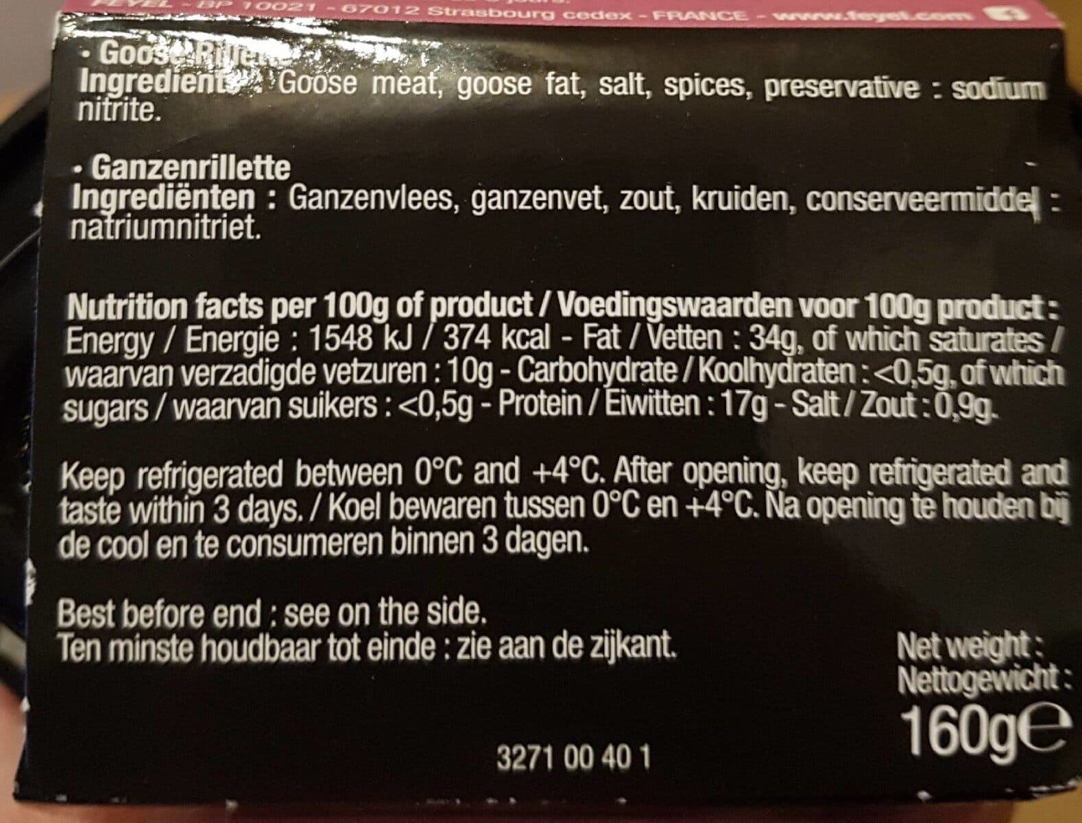 Feyel Rillettes d'oie packshot