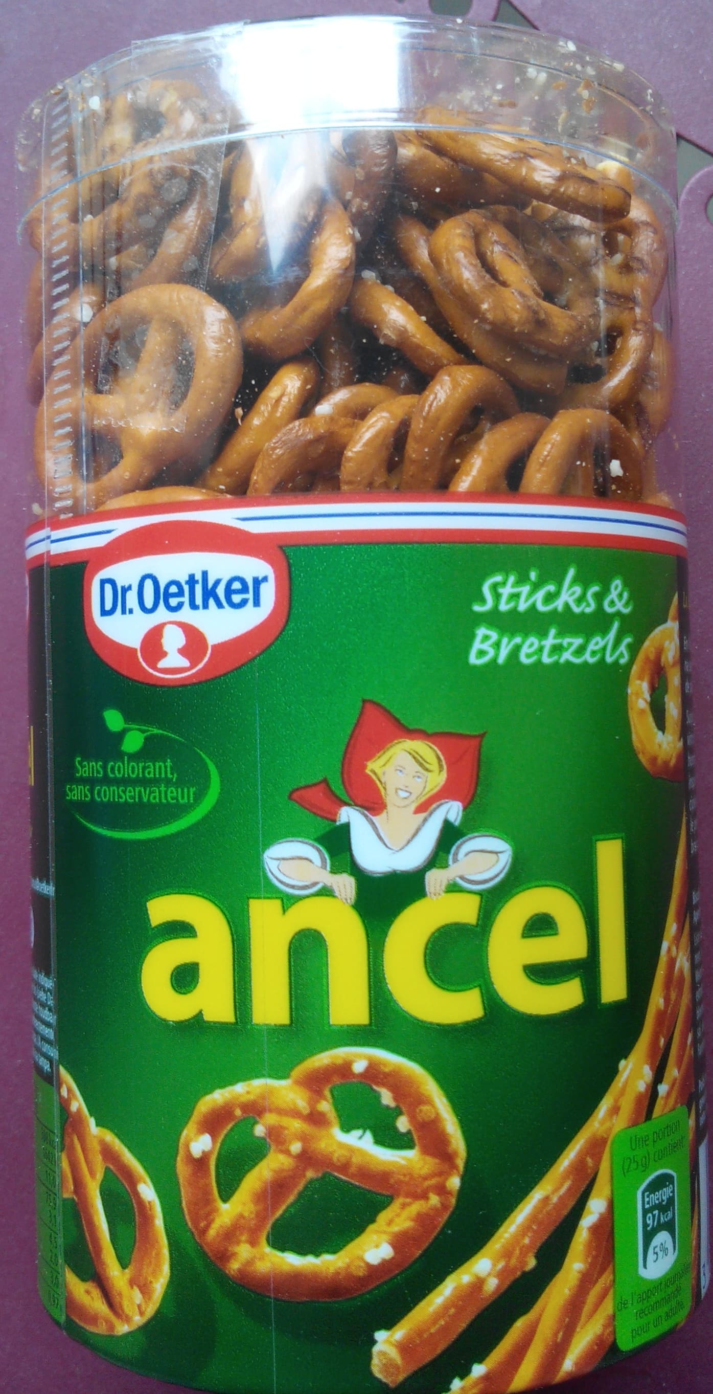 Dr. Oetker Sticks et Bretzels Ancel packshot