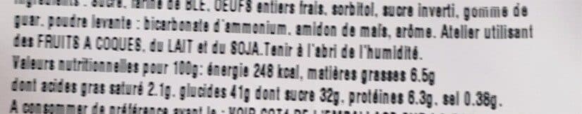 Open Food Facts Biscuits Cuillers packshot
