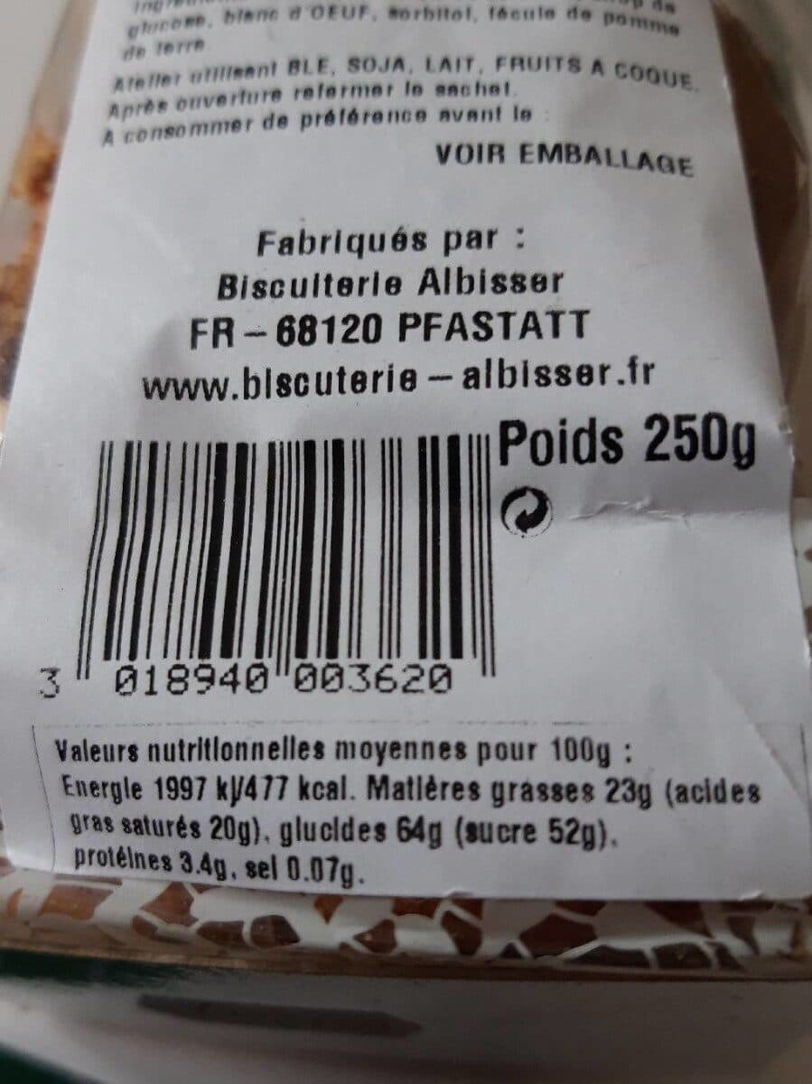 Open Food Facts Macarons noix de coco packshot
