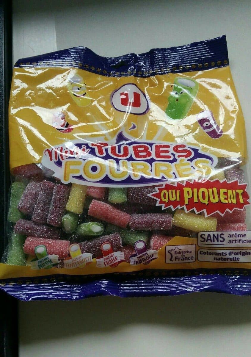 Open Food Facts Mini tubes fourrés qui piquent packshot
