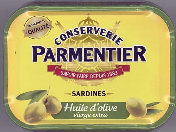 Parmentier Sardines Sélection (à l'Huile d'Olive) packshot