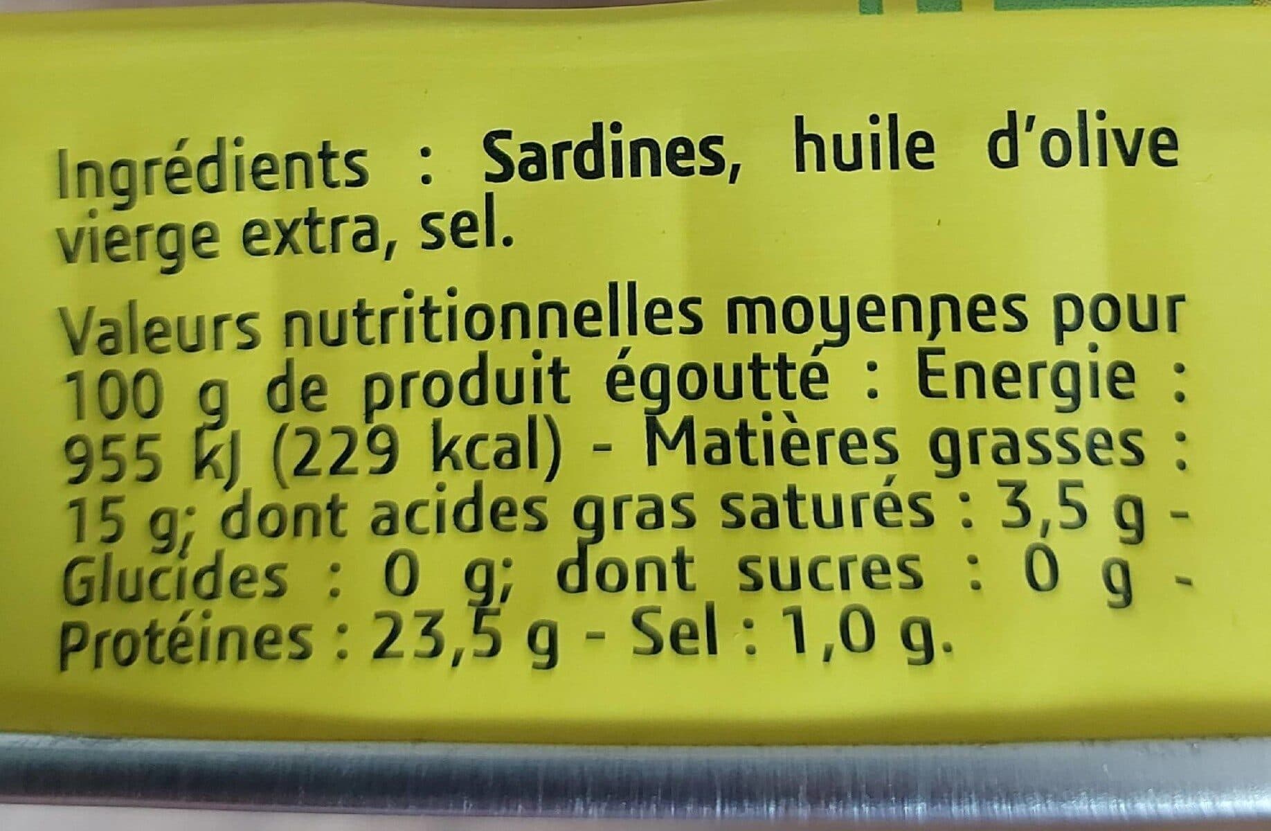 Conserverie Parmentier Sardine packshot