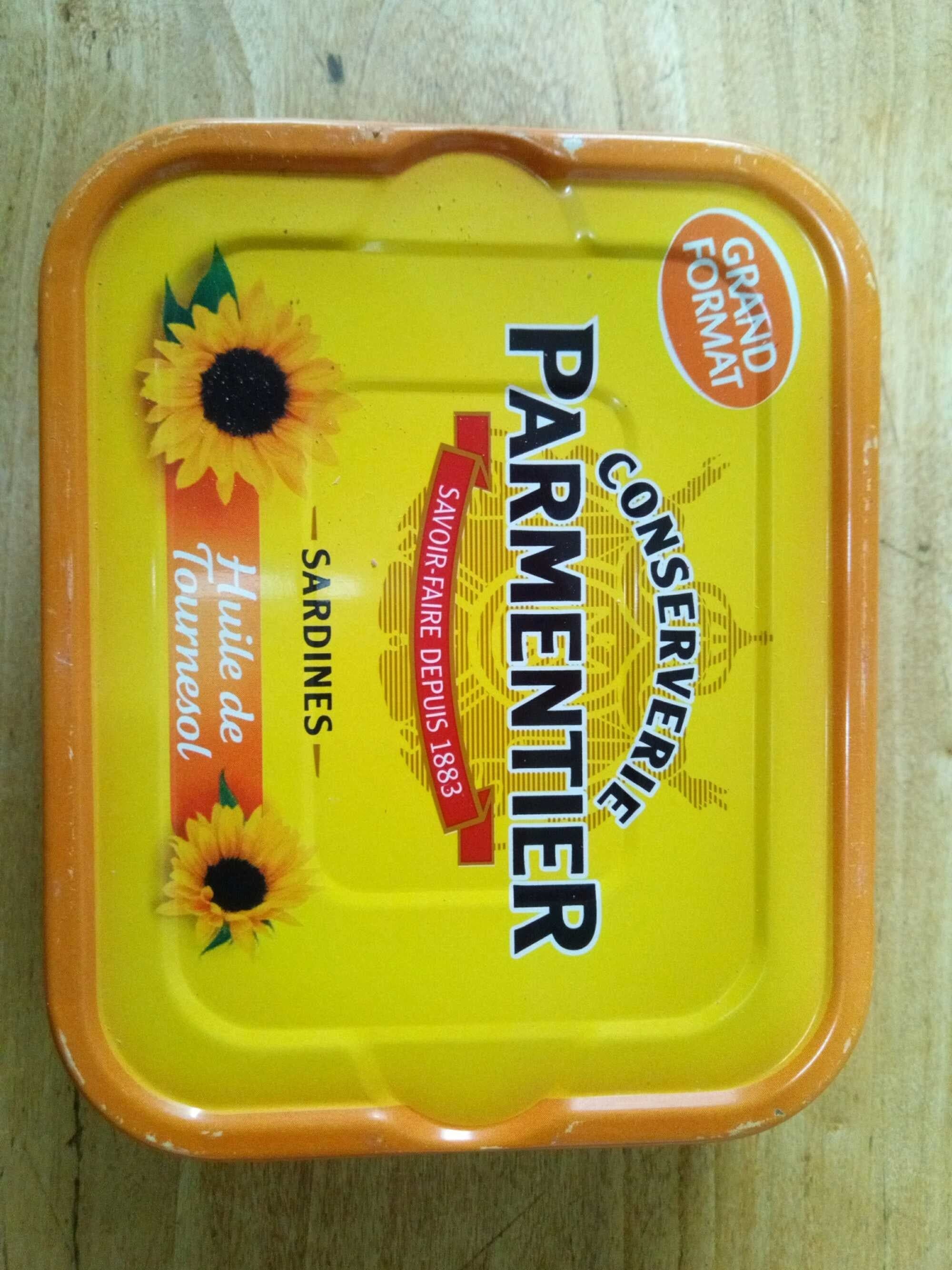 Parmentier Sardines huile de tournesol packshot