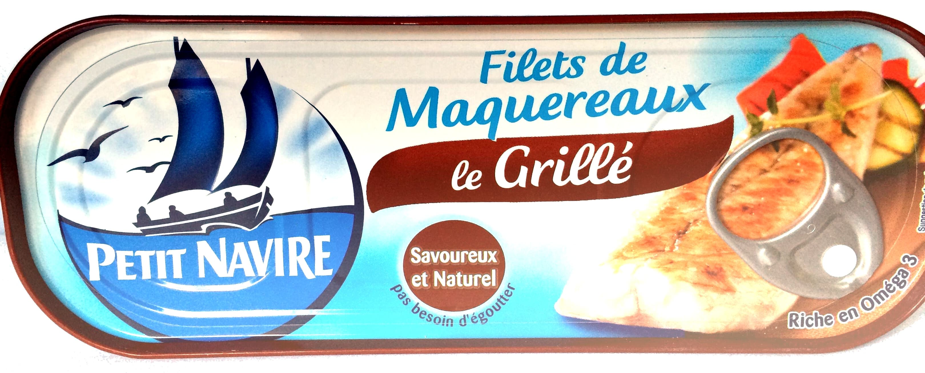 Petit Navire Filets de maquereaux le grillé packshot