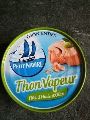 Petit Navire Thon Vapeur filet d'huile d'olive packshot
