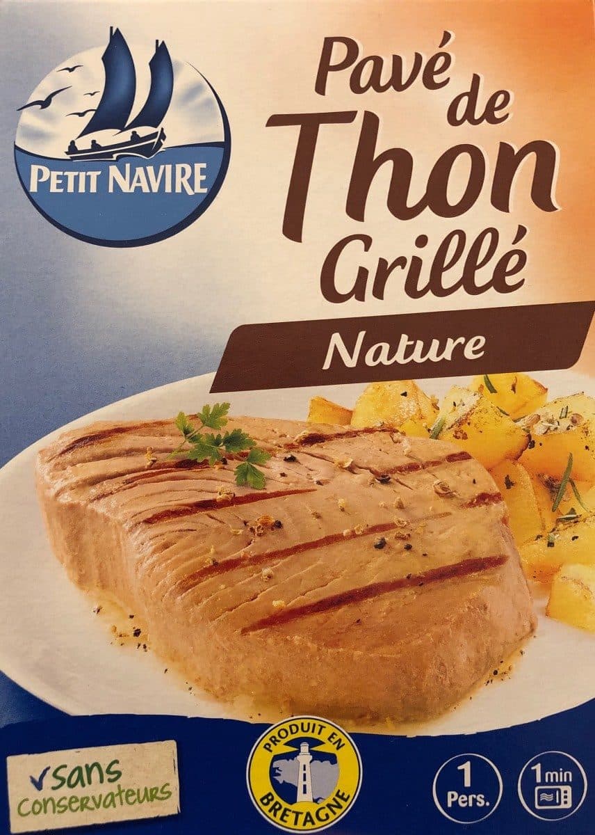Petit Navire Pavé de Thon Grillé Nature packshot