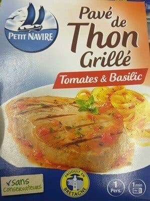 Petit Navire Pavé de Thon grillé Tomates & Basilic packshot