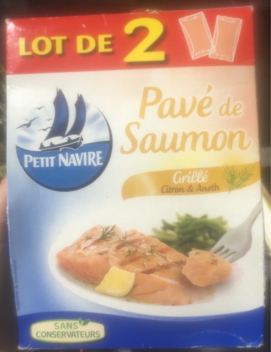 Petit Navire Pavé de saumon grillé citron et aneth packshot