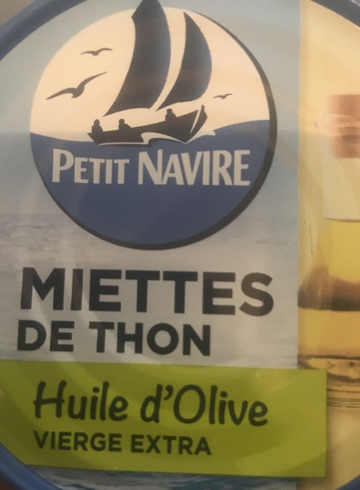 Petit Navire Miettes de thon à l'huile d'olive vierge extra packshot