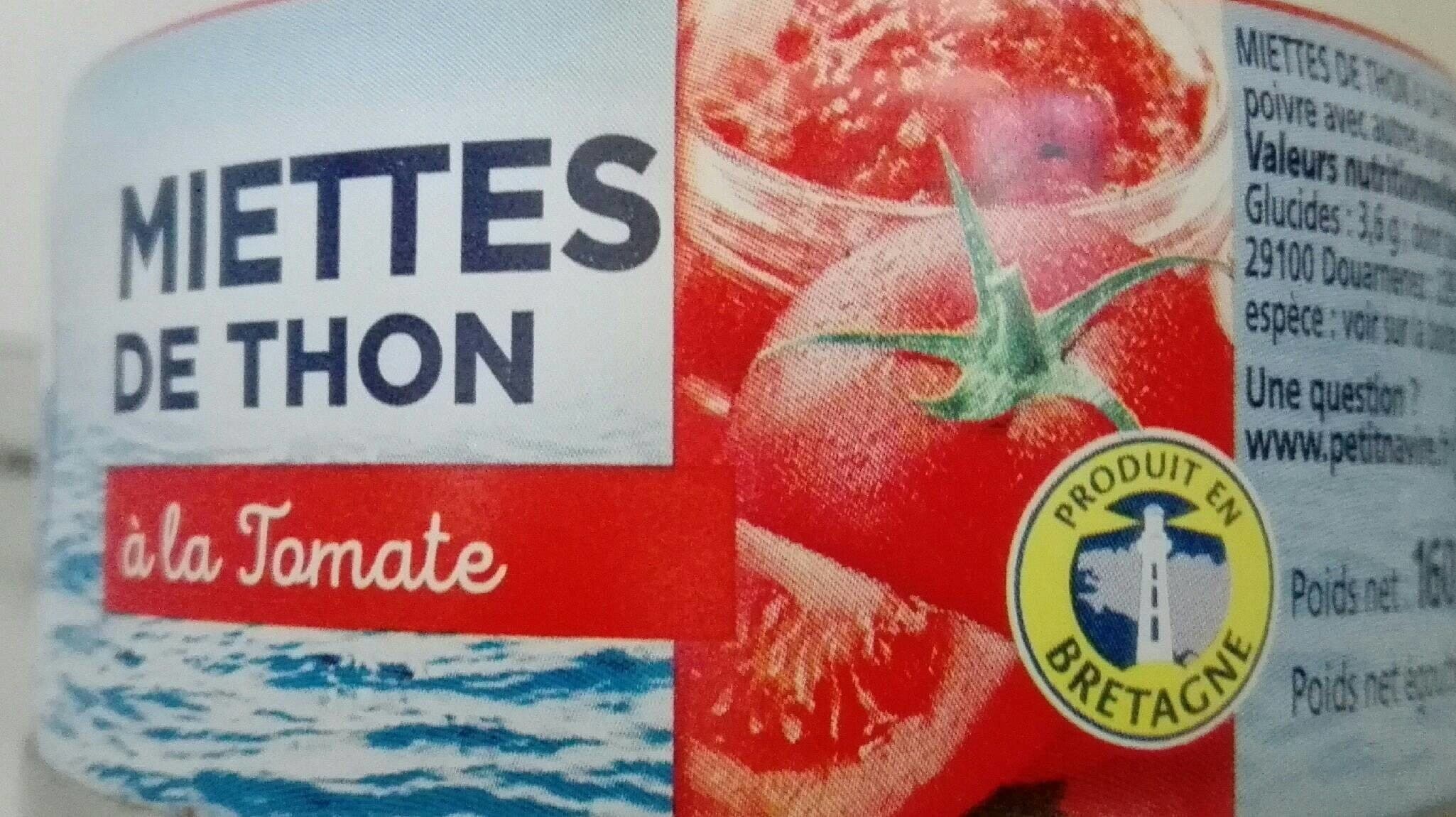 Petit Navire Miettes de thon à la tomate packshot
