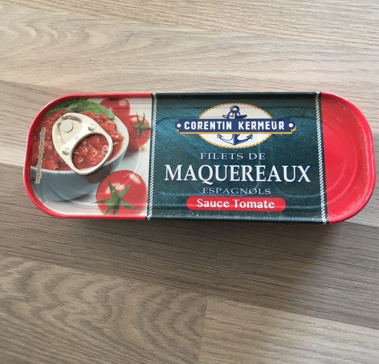 Corentin kermeur Filet de Maquereaux Sauce Tomate packshot
