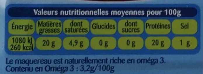 Petit Navire Filets de maquereaux relevés au piment d'Espelette packshot