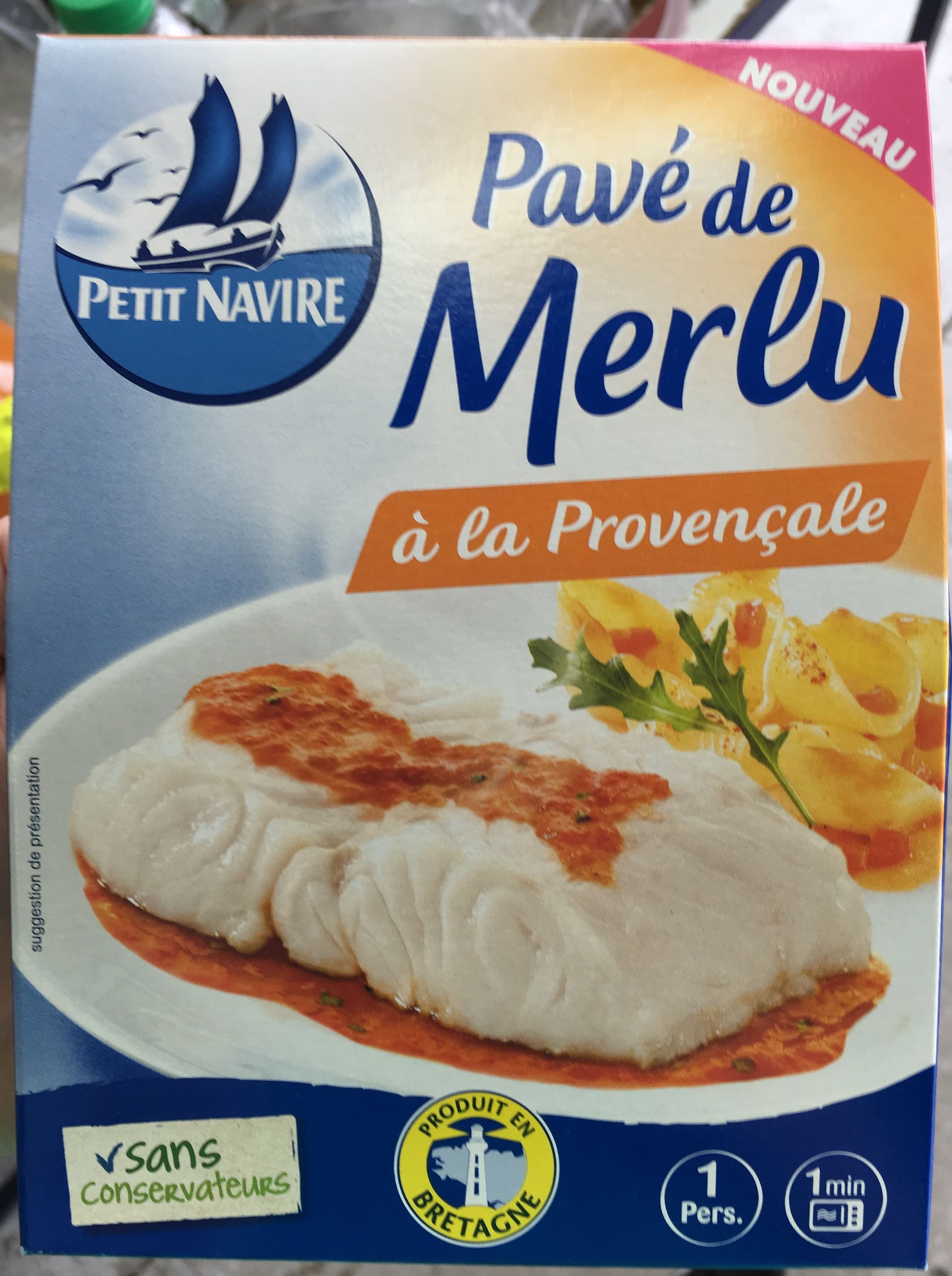 Petit Navire Pavé de merlu à la provençale packshot