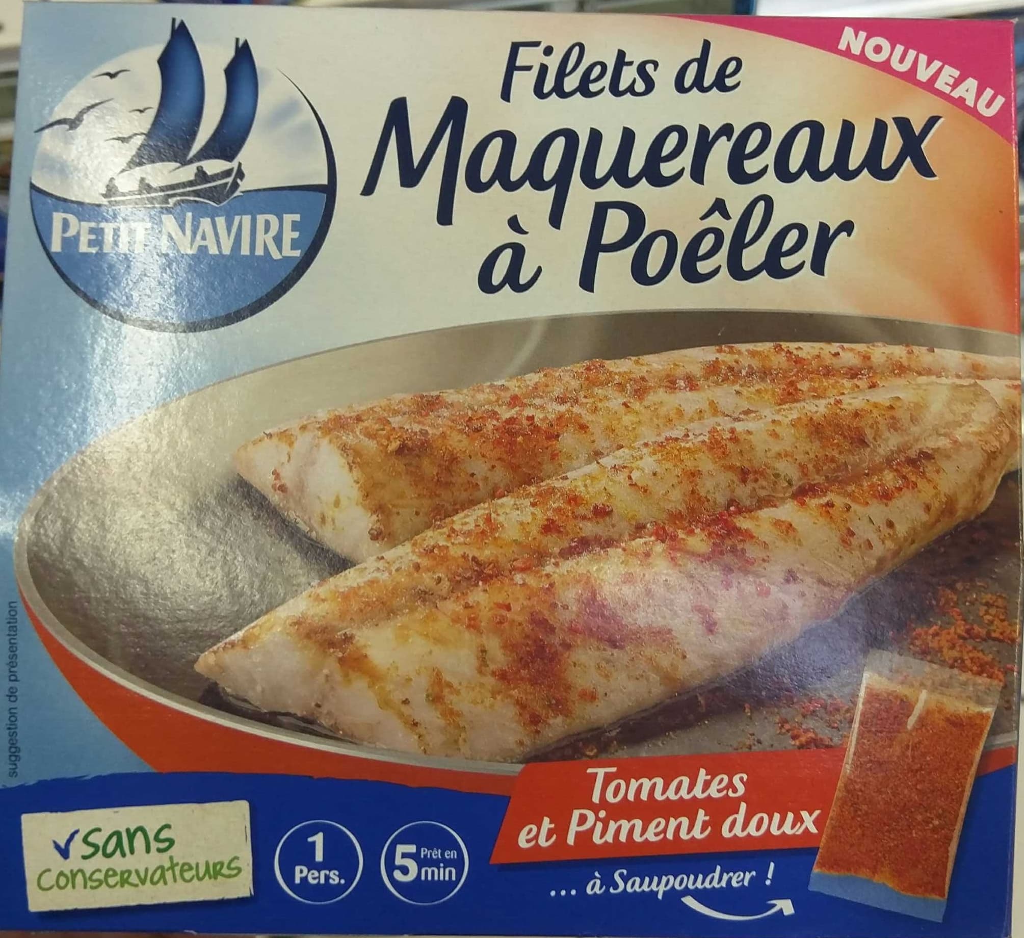 Petit Navire Filets de Maquereaux à Poêler packshot