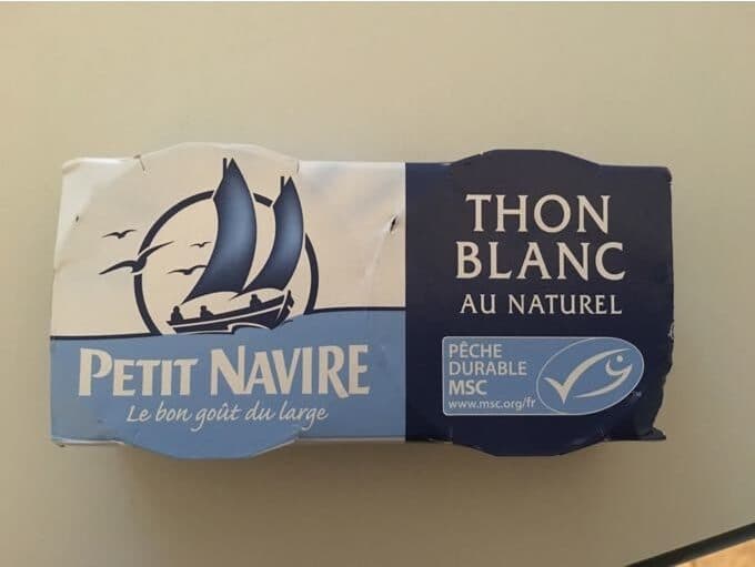 Petit navire Le Thon blanc au naturel Petit Navire packshot
