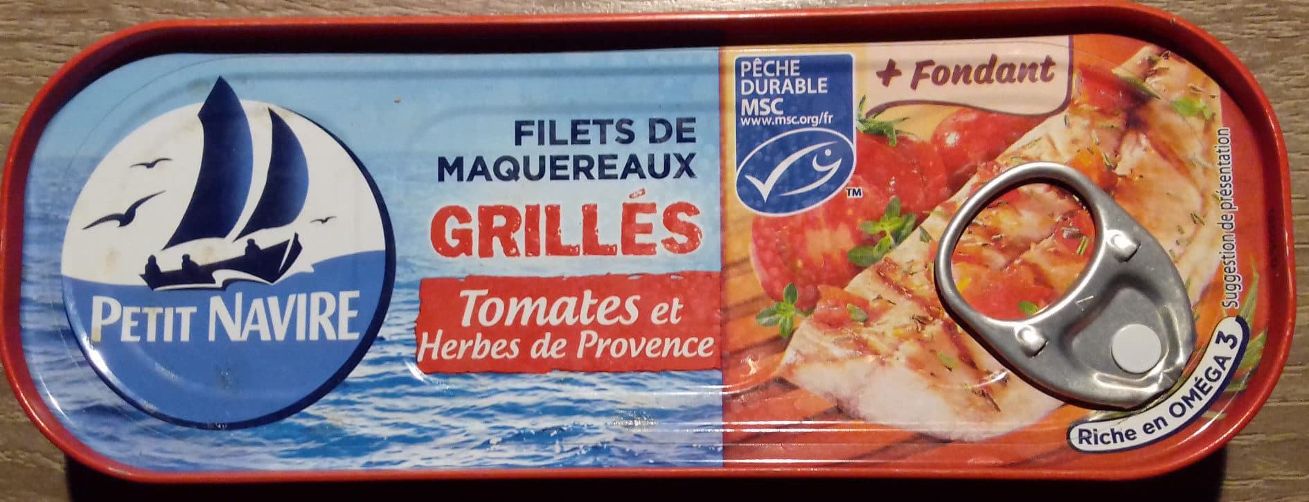 Petit Navire Filets de Maquereaux Grillés Tomates & Herbes de Provence packshot