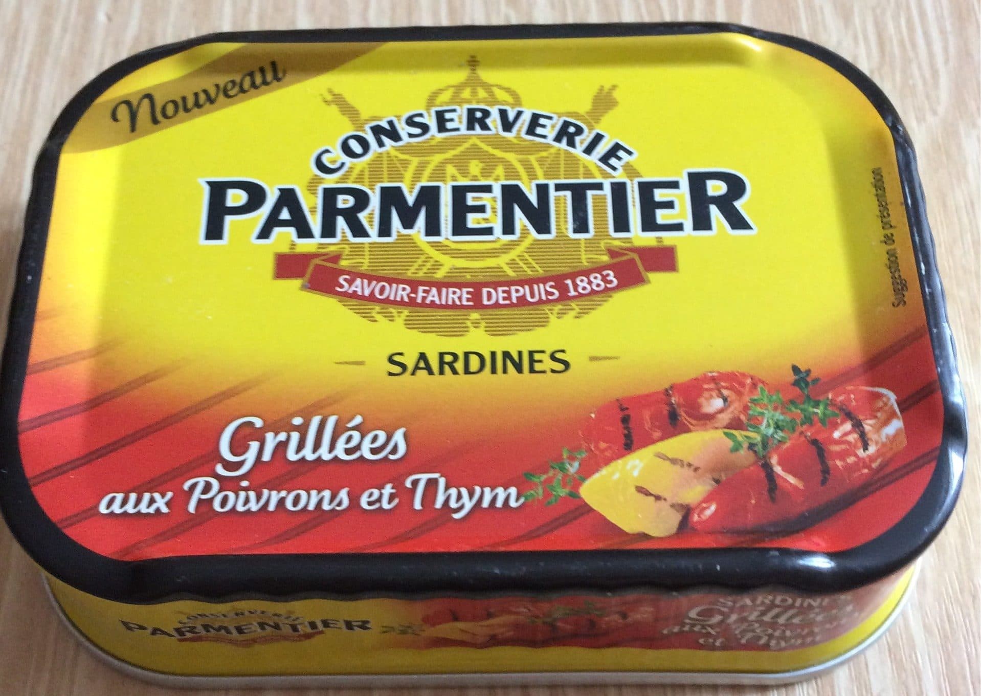 Parmentier Sardines Grillées aux Poivrons et Thym packshot