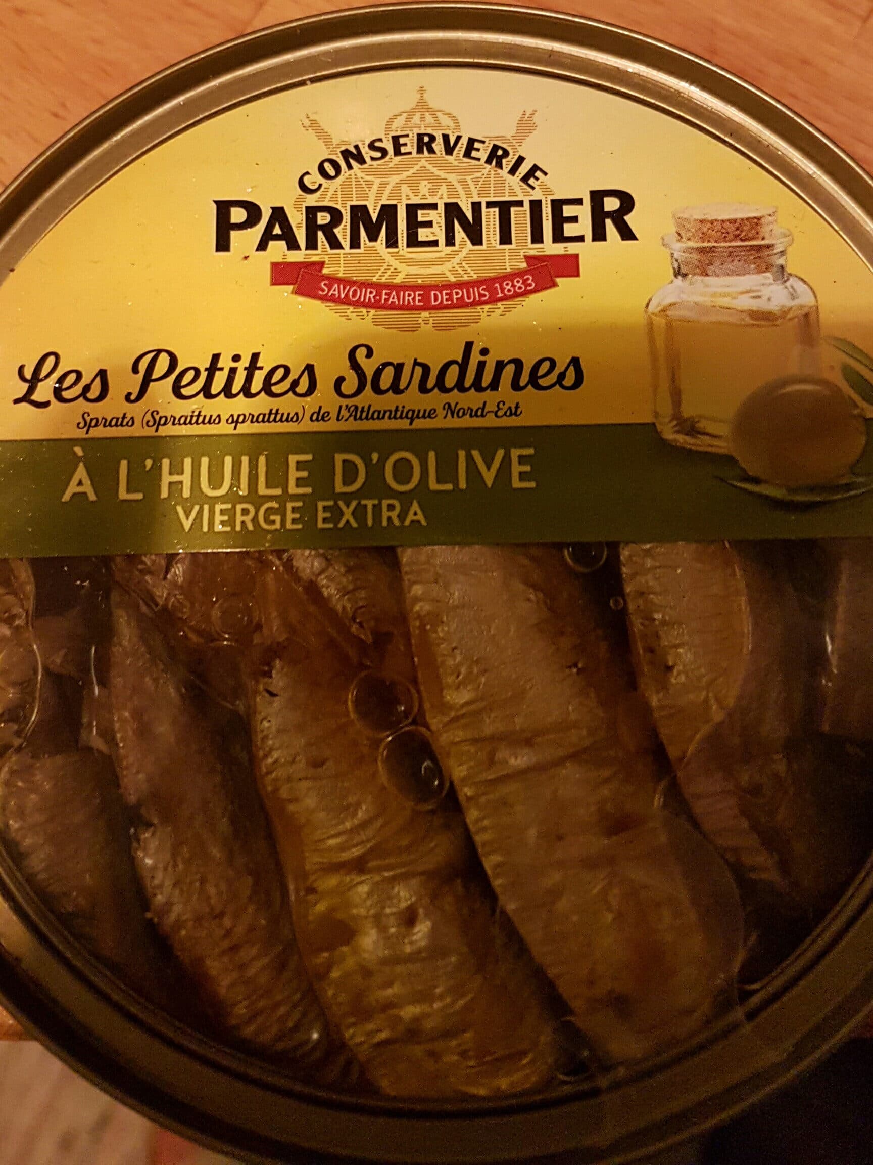 Conserverie Parmentier les petites sardines packshot