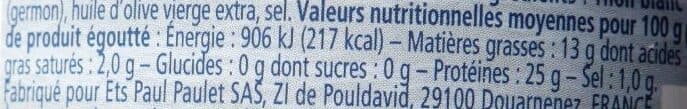 Petit navire Thon blanc à l'huile d'olive vierge extra packshot